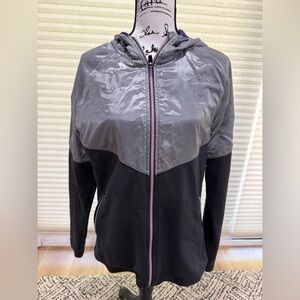 Nike  Black and Gray Hooded Jacket University of Washington